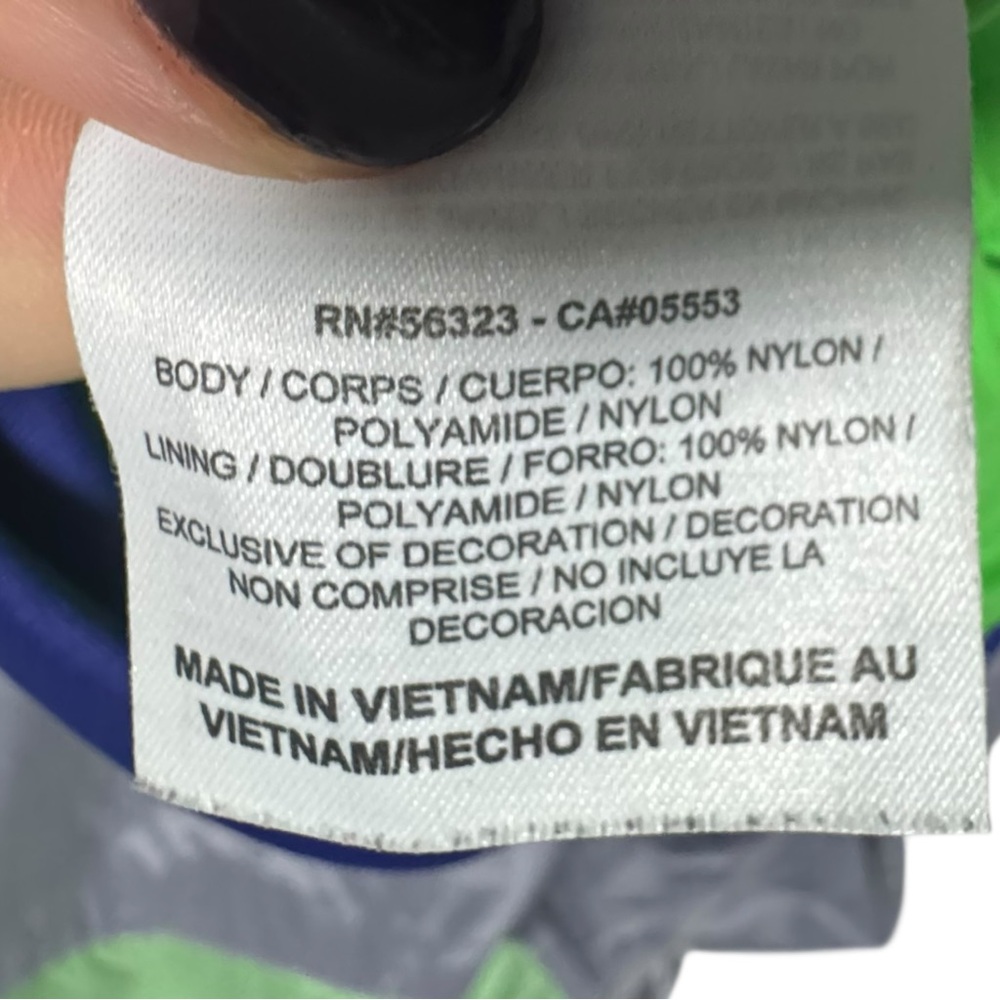 Nike Lime Green and Silver Hooded Jacket windbreaker Y2K XL - Picture 13 of 13